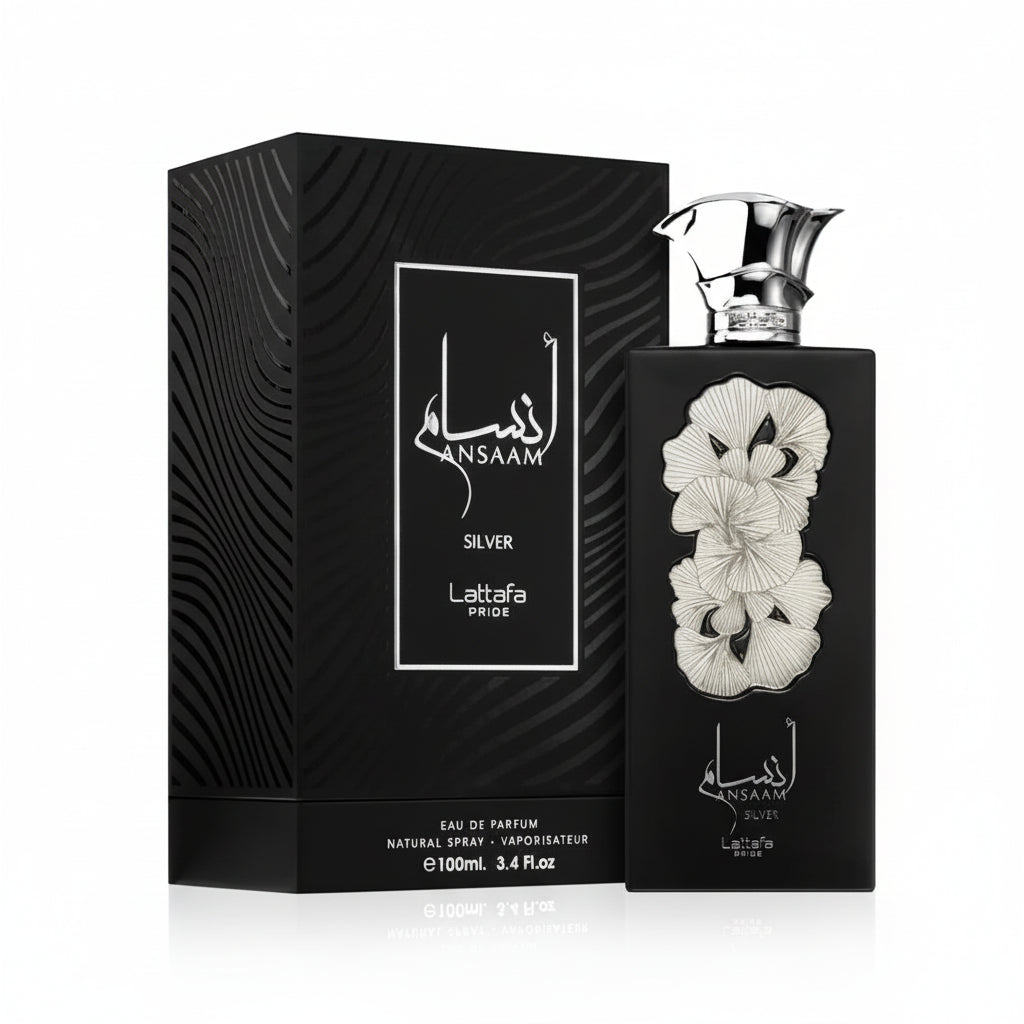 Lattafa Ansaam Silver - 100 ML HOMBRE