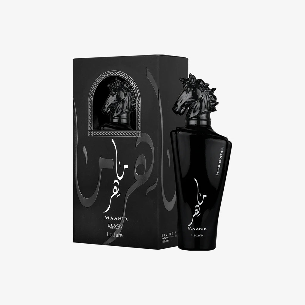 Lattafa Maahir Black Edition - 100 ML HOMBRE